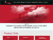 Tablet Screenshot of intertechfluidpower.com